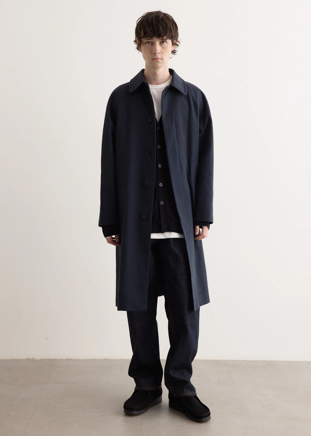 wrinkle free finish Soft Lined Interior Edouard Coat