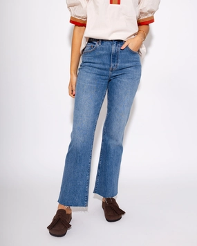 SOHO High Rise Ankle Flare in Vixen Earthy Soft