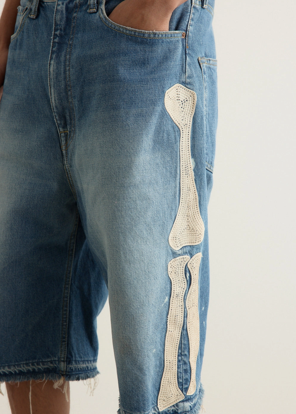 14oz Denim 5P Shorts Belt loops