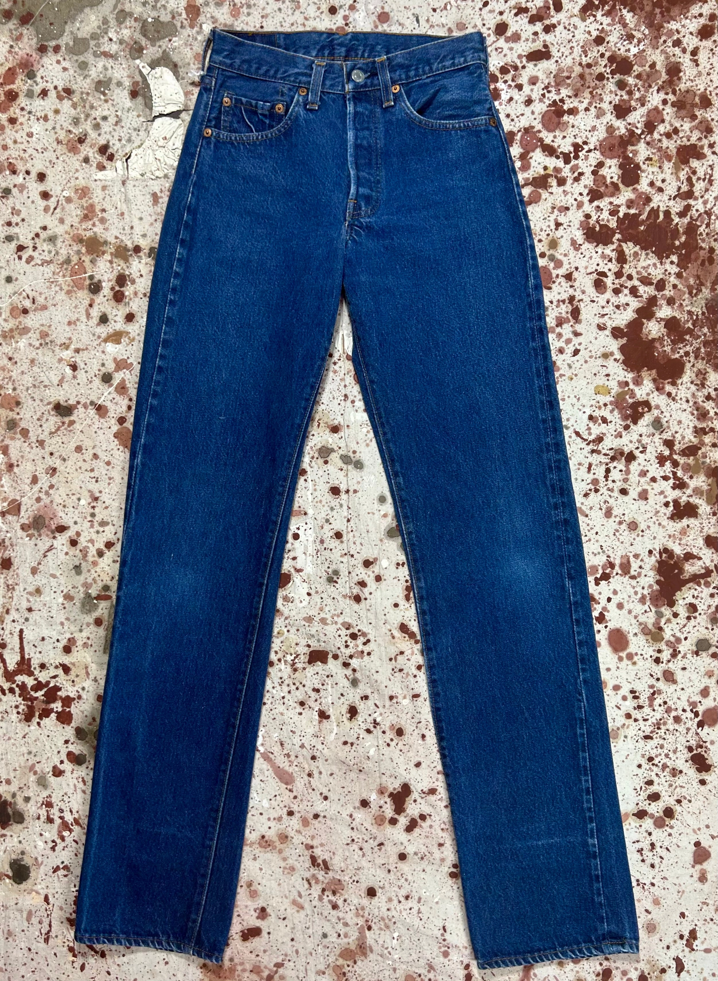 Light Layers Modern Earthy Vintage USA Levi's 501 Redline Denim Jeans (JYJ0125-405)