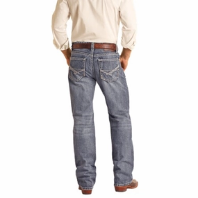 Classic Autumn Days Adult Fashion Everyday Neutral Rock & Roll Cowboy Straight Leg Medium Wash Vintage Jeans