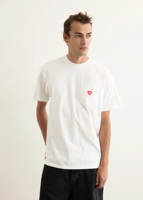 Sporty Top S/S Pocket Heart T-Shirt