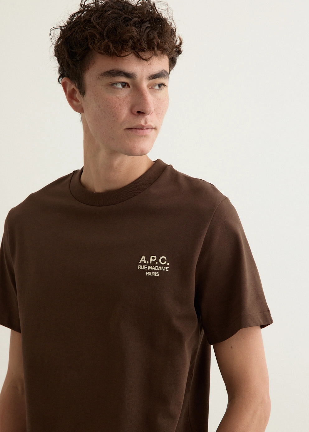 Stretchable Playful Design Standard Rue Madame T-Shirt