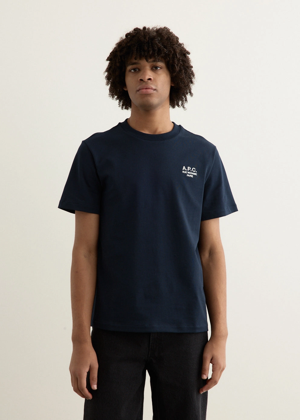 Garment Dyed Technique Trendy Standard Rue Madame T-Shirt