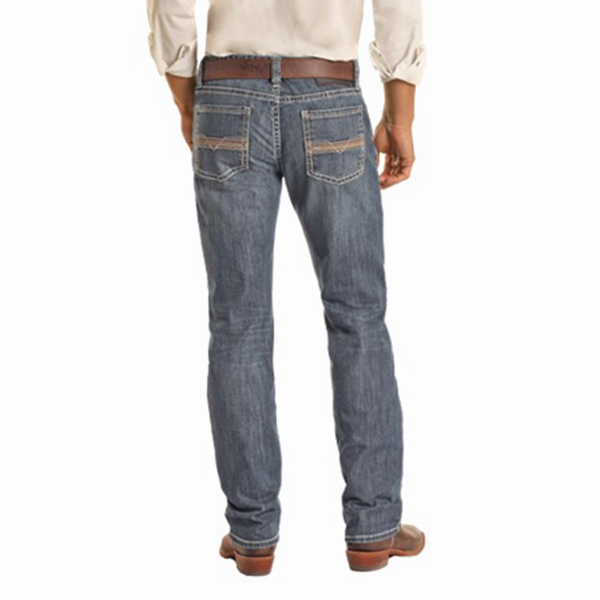 Rock & Roll Men's Slim Fit Revolver Jean Street Essential