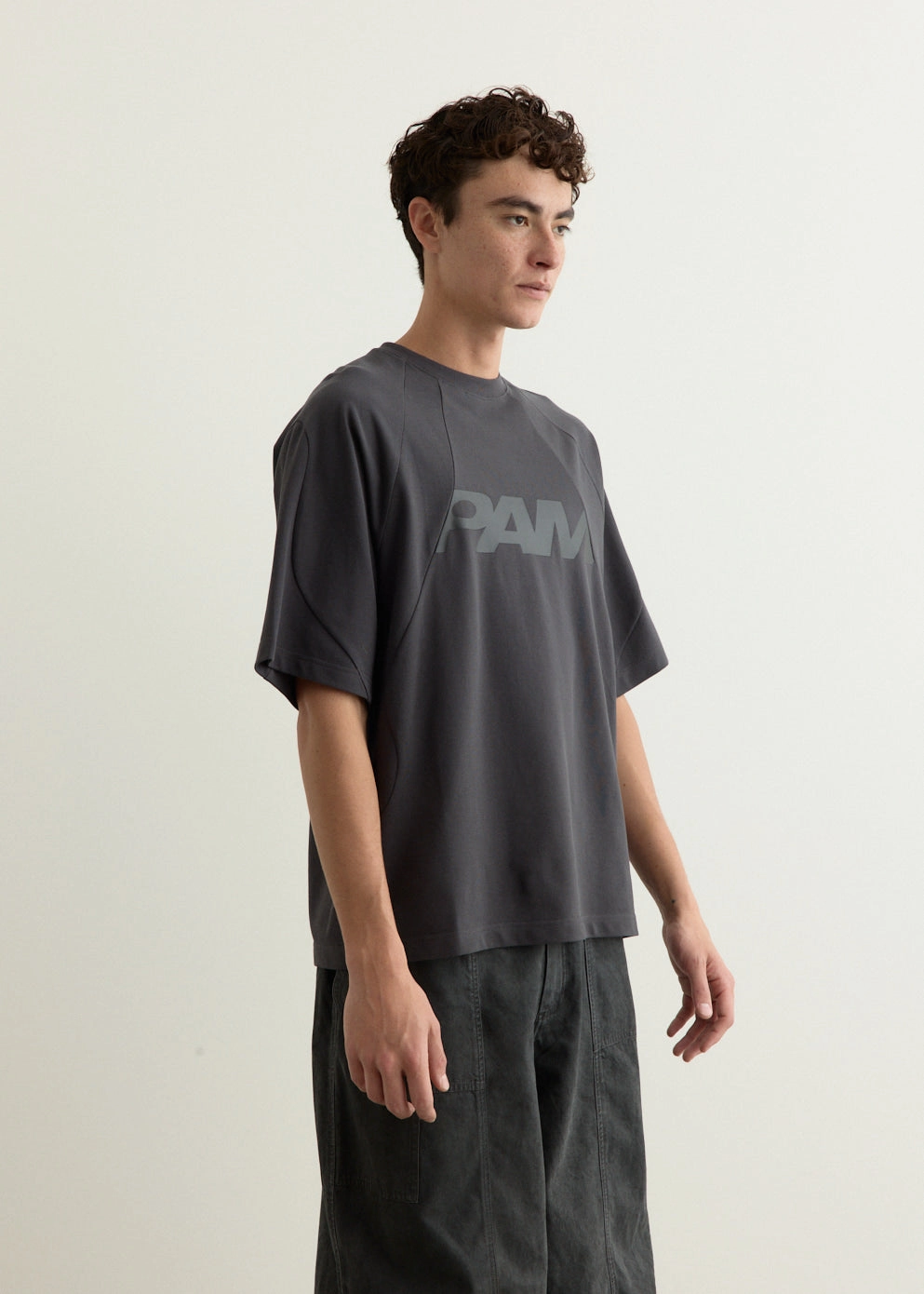 Trendy Top Soft Cotton Feel Steppe Shard Panel T-Shirt