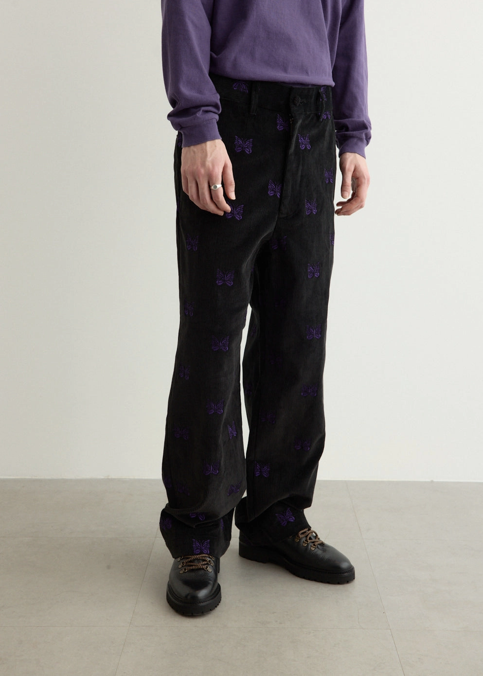 Straight Trouser - Papillon Emb. Corduroy All Purpose
