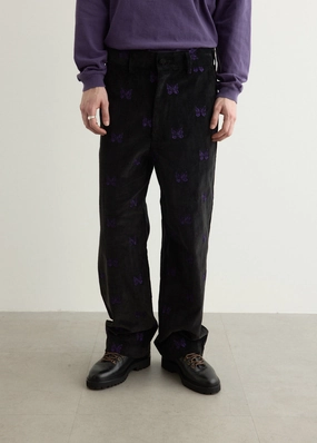 Urban Ready Timeless Style Straight Trouser - Papillon Emb. Corduroy