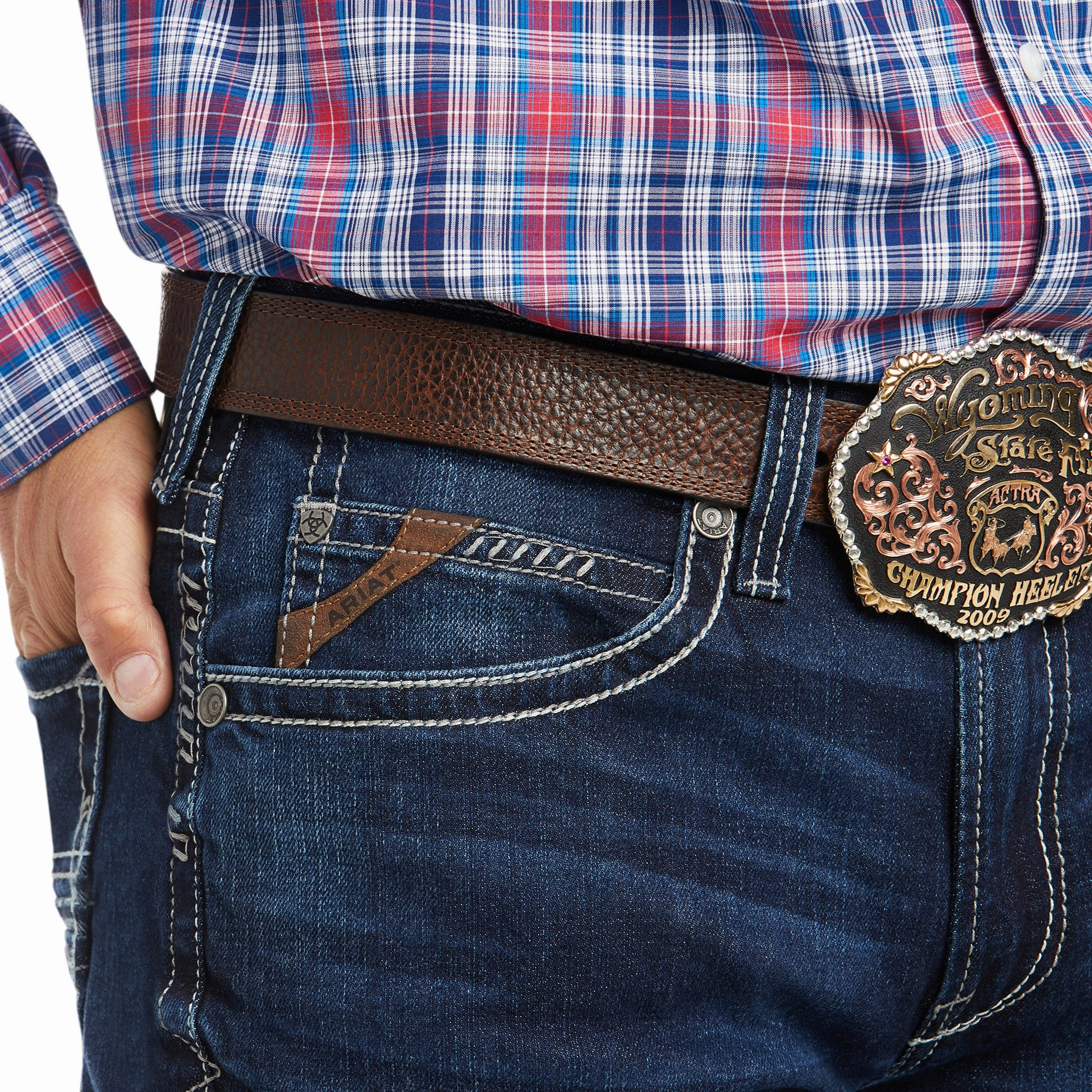 General Fit Go Anywhere Look Ariat Men's M2 Relaxed Stretch Stillwell Boot Cut Jean