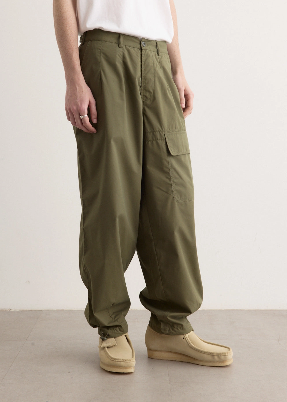 Loose Pilot Trousers Stylish Waistband