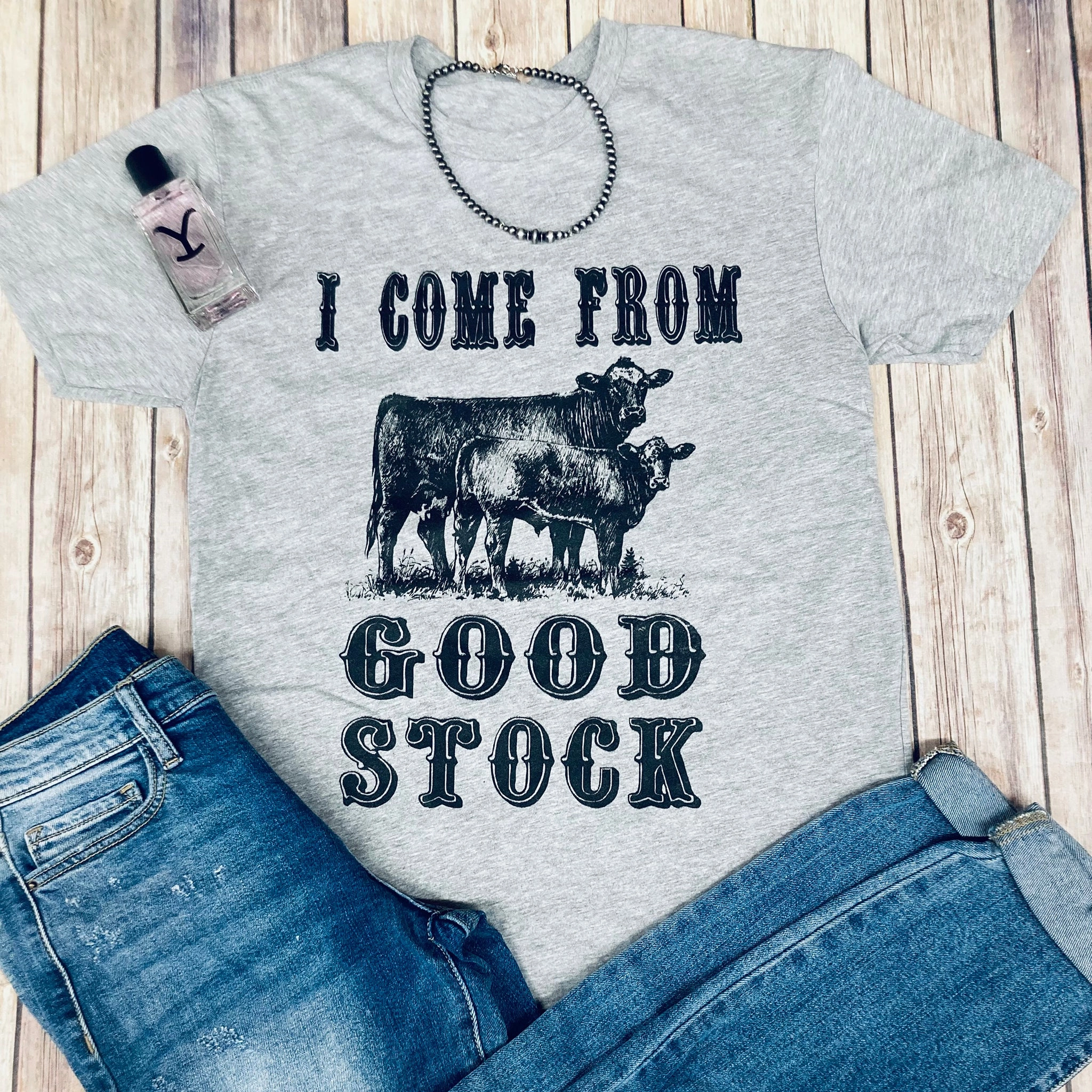 Relaxed Dress YarnBlend I Come From Good Stock Tee