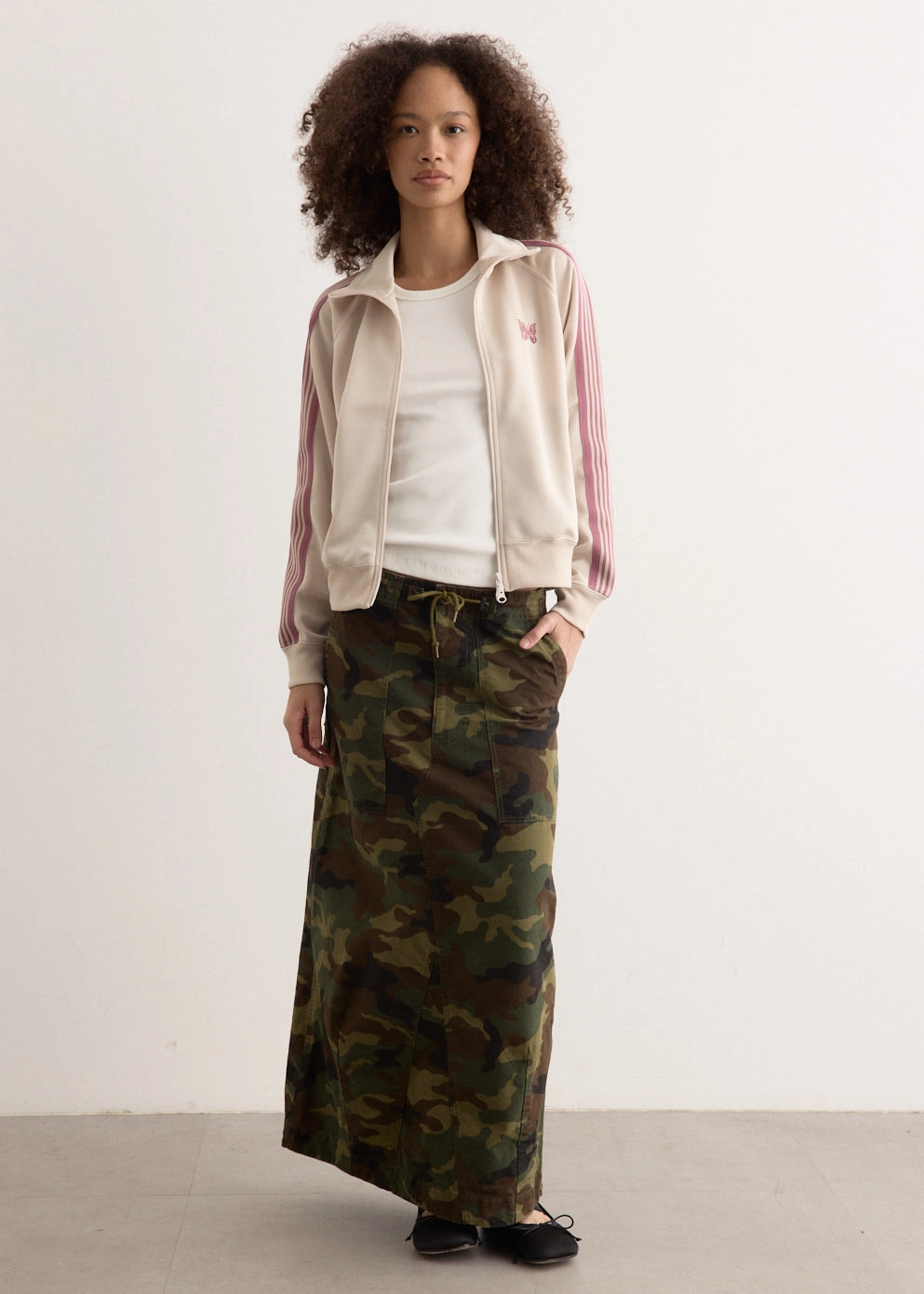 Hemp Blend Elevated Casual String Fatigue Skirt