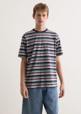 Striped Pocket T-Shirt Classic Vibes Cool and Relaxed