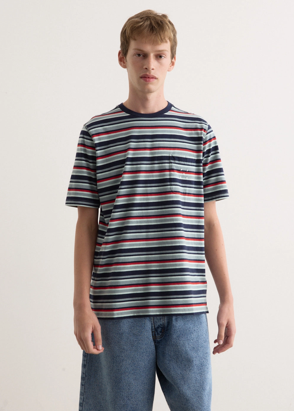 Striped Pocket T-Shirt Classic Vibes Cool and Relaxed