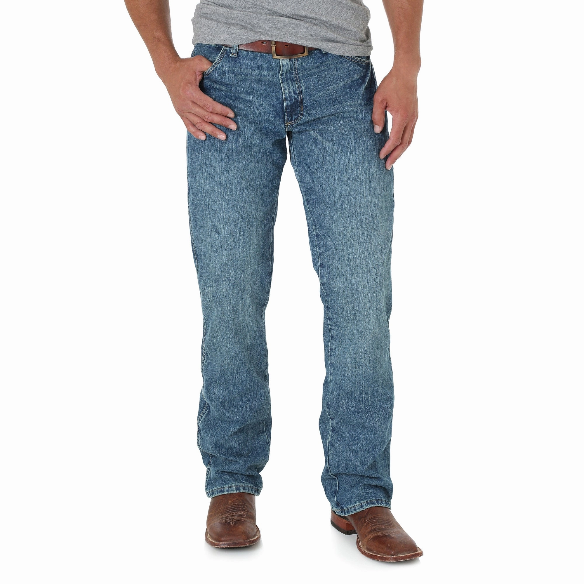 Family Style Casual Work Meeting Wrangler Retro? Slim Boot Jean