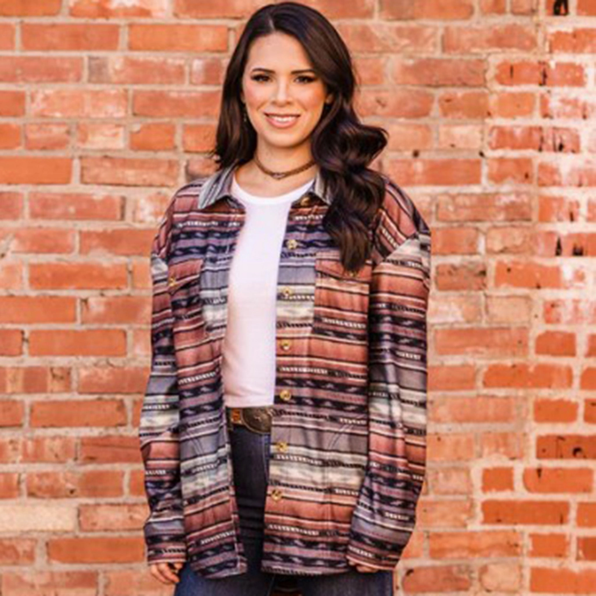 Noise Reduced Fasteners STS Ranchwear Women's Isla Shacket