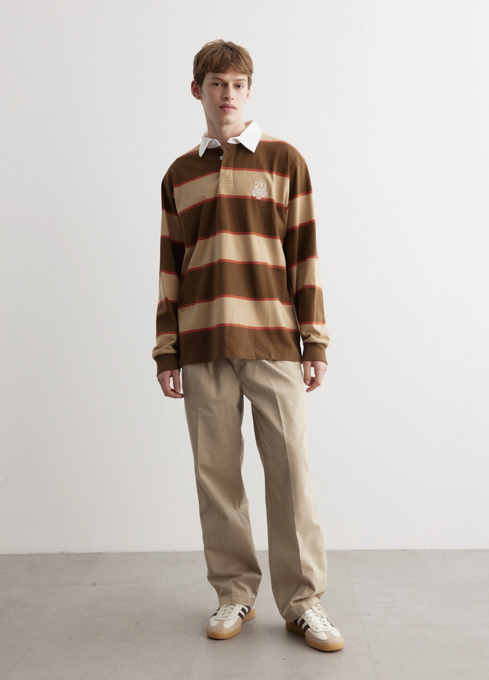 Bold Graphics Eco-Friendly Fabric Long-Sleeve Wilt Rugby Shirt