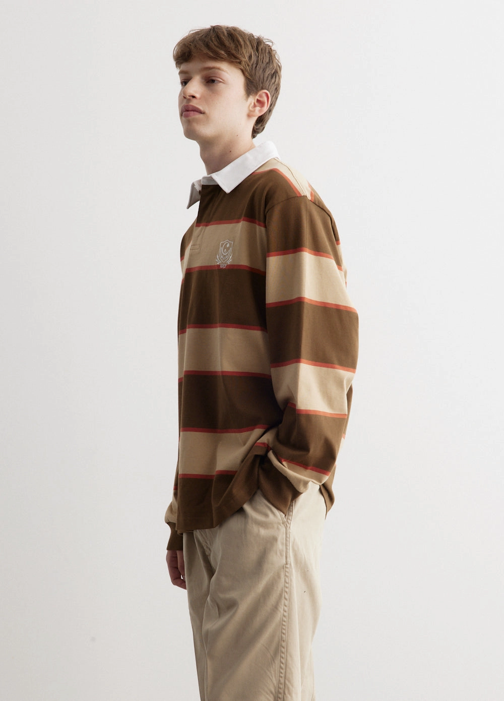 Long-Sleeve Wilt Rugby Shirt Water Repellent Finish All-Occasion Wear