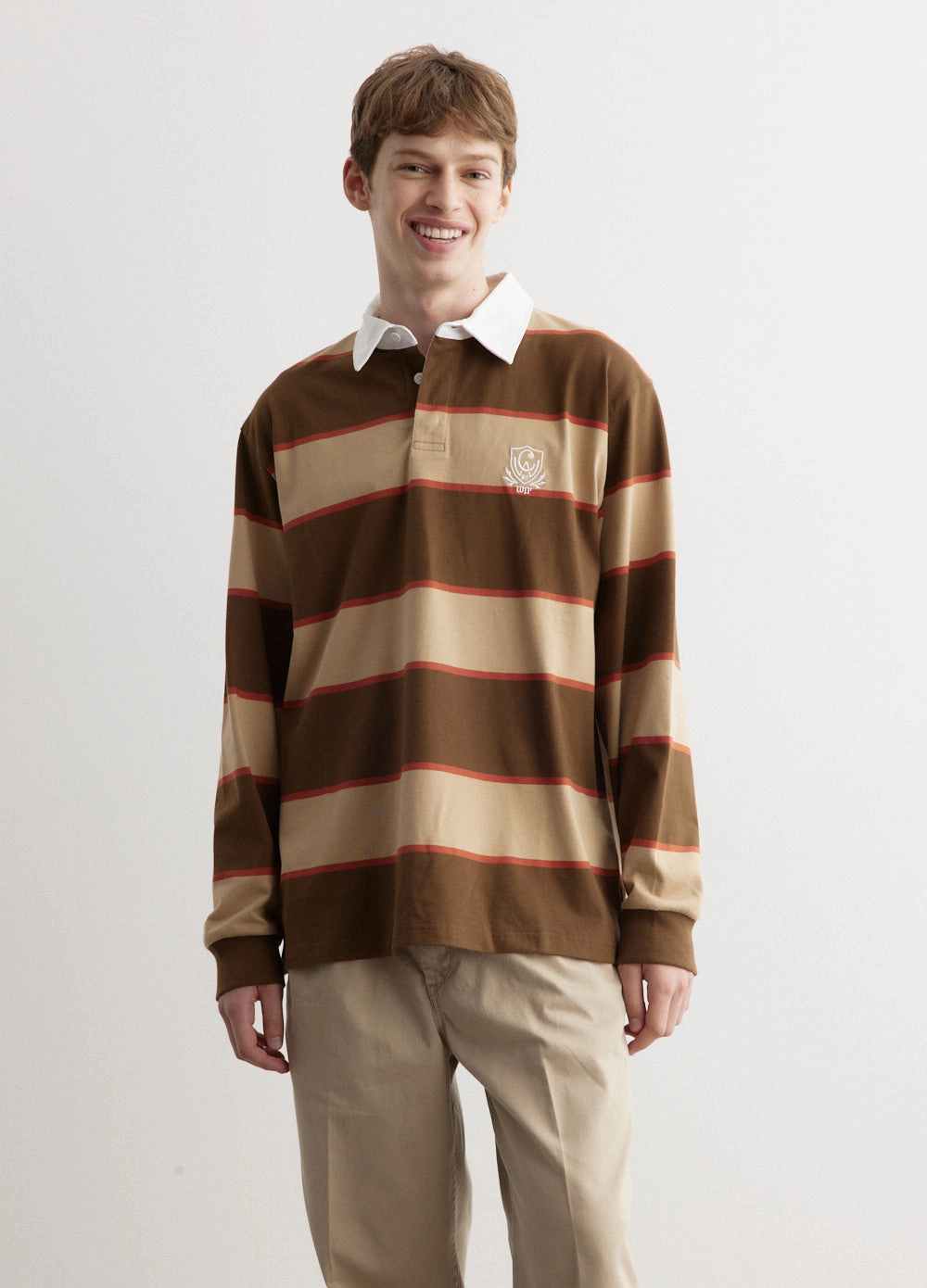 Corporate Retreat Long-Sleeve Wilt Rugby Shirt