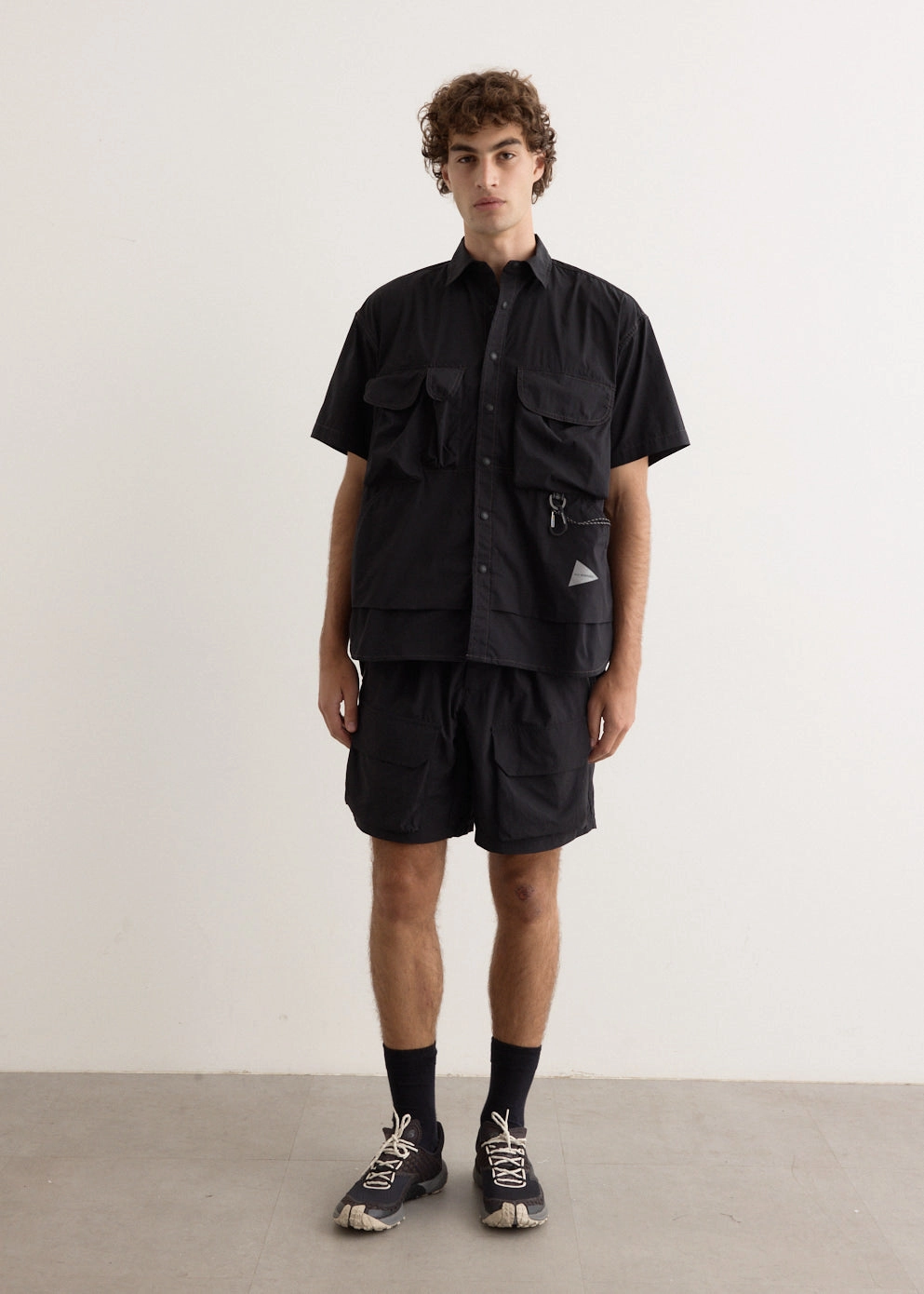 Casual Sophistication Weekend Wear Multi Pocket Short Sleeve Shirt