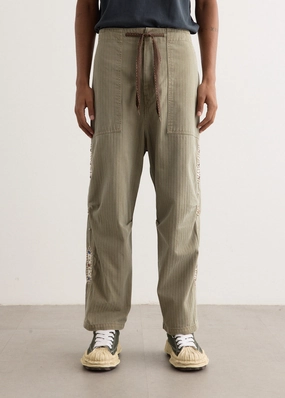 Cooling Fabric Sulfur Herringbone EASY BAKER Pants (STUDS Remake)
