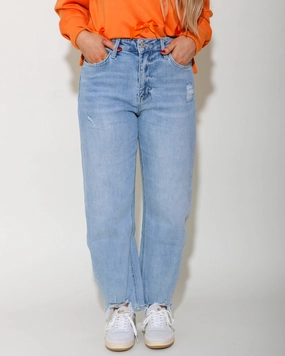 Style Appropriate Super High Rise Barrel Jeans