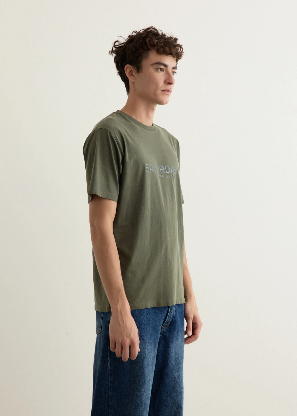 Surf Pigment Dye Short Sleeve T-Shirt Fade Resistant Coating