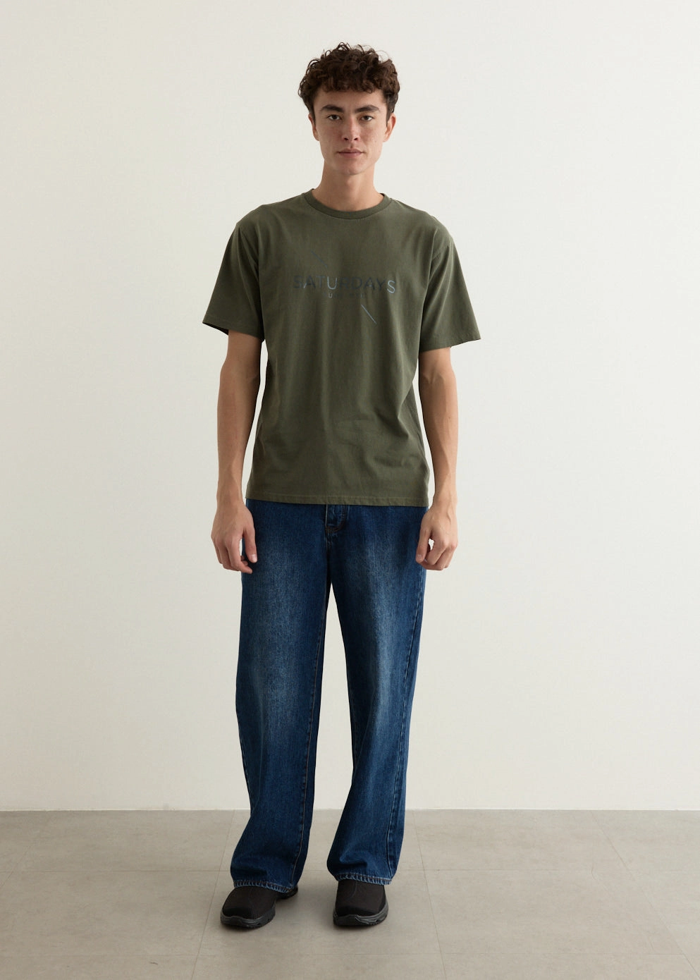 Surf Pigment Dye Short Sleeve T-Shirt Durable Knit Structure