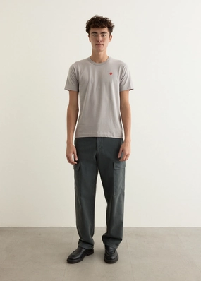 T314 Small Heart T-Shirt Anti Pill Surface