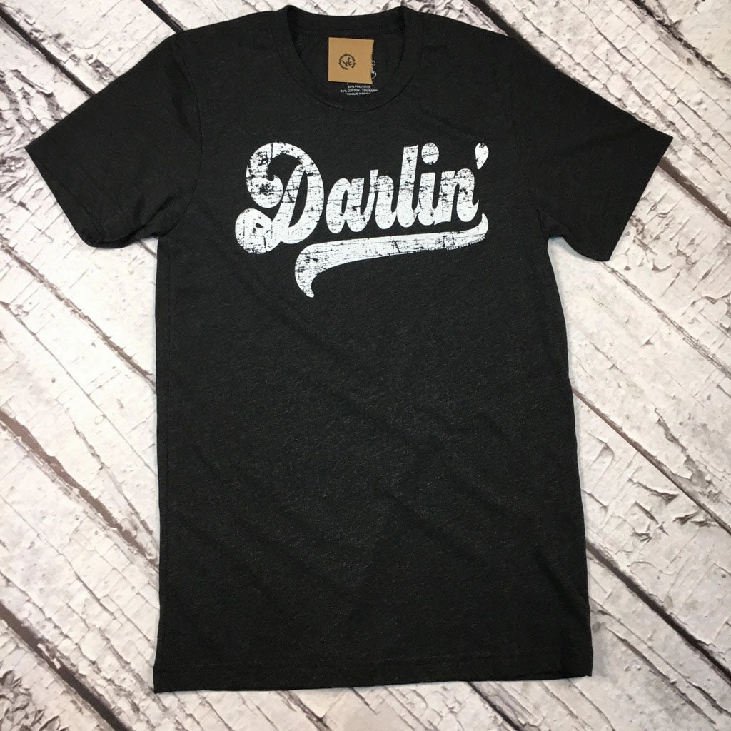Black Darlin Tee Reinforced Neckline