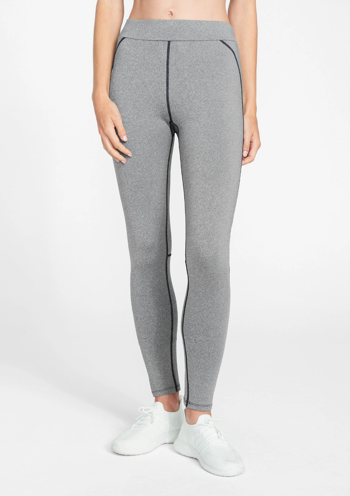 Elastic waist Layered Seam Construction Tall Ashley Active Leggings