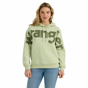 Wrangler Women's Mint Green Hoodie Crisp Air Piece Soft Interior Brushing
