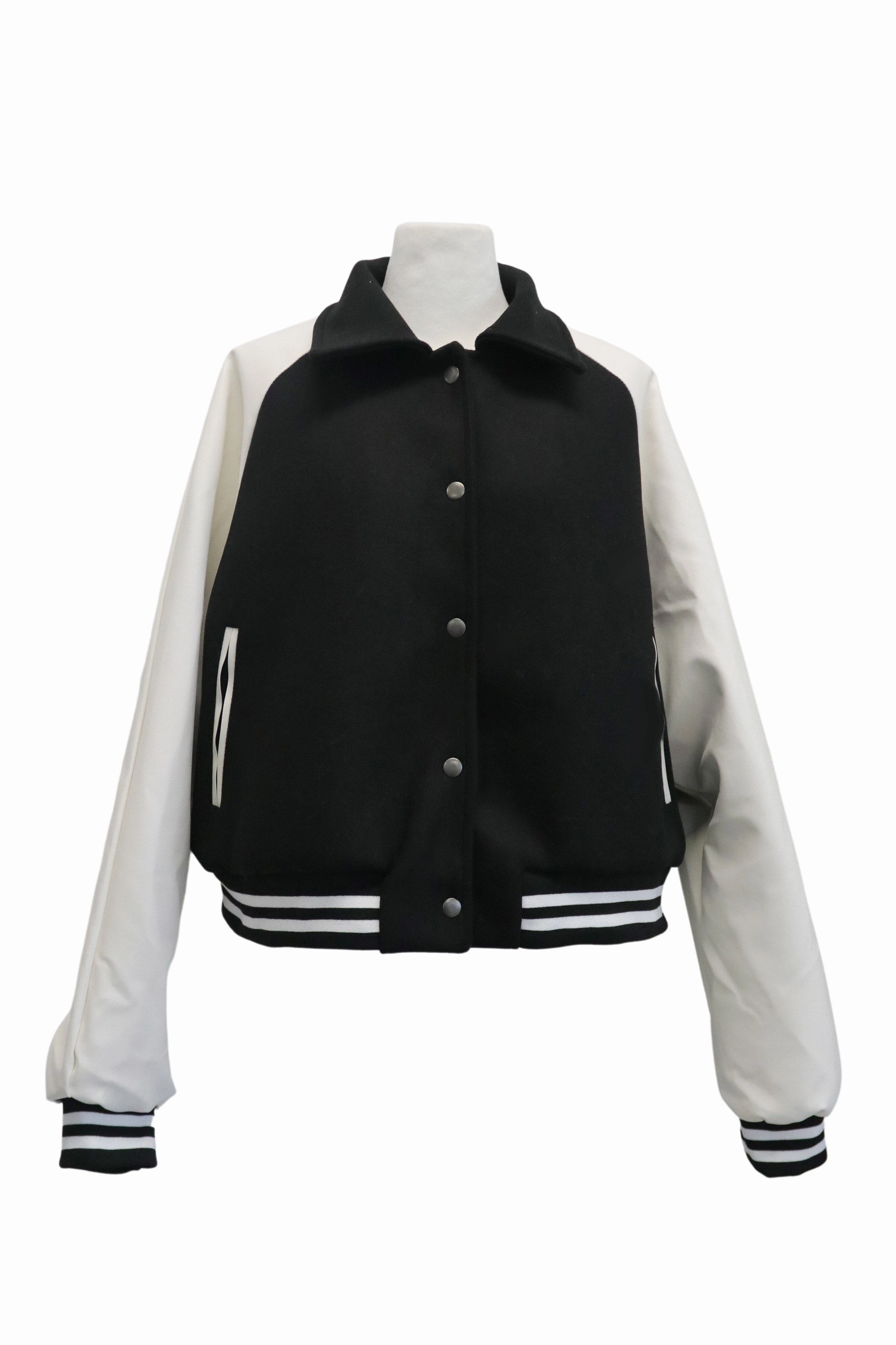 hypoallergenic material Buttery Soft Feel Jane Heavy Varsity Jacket