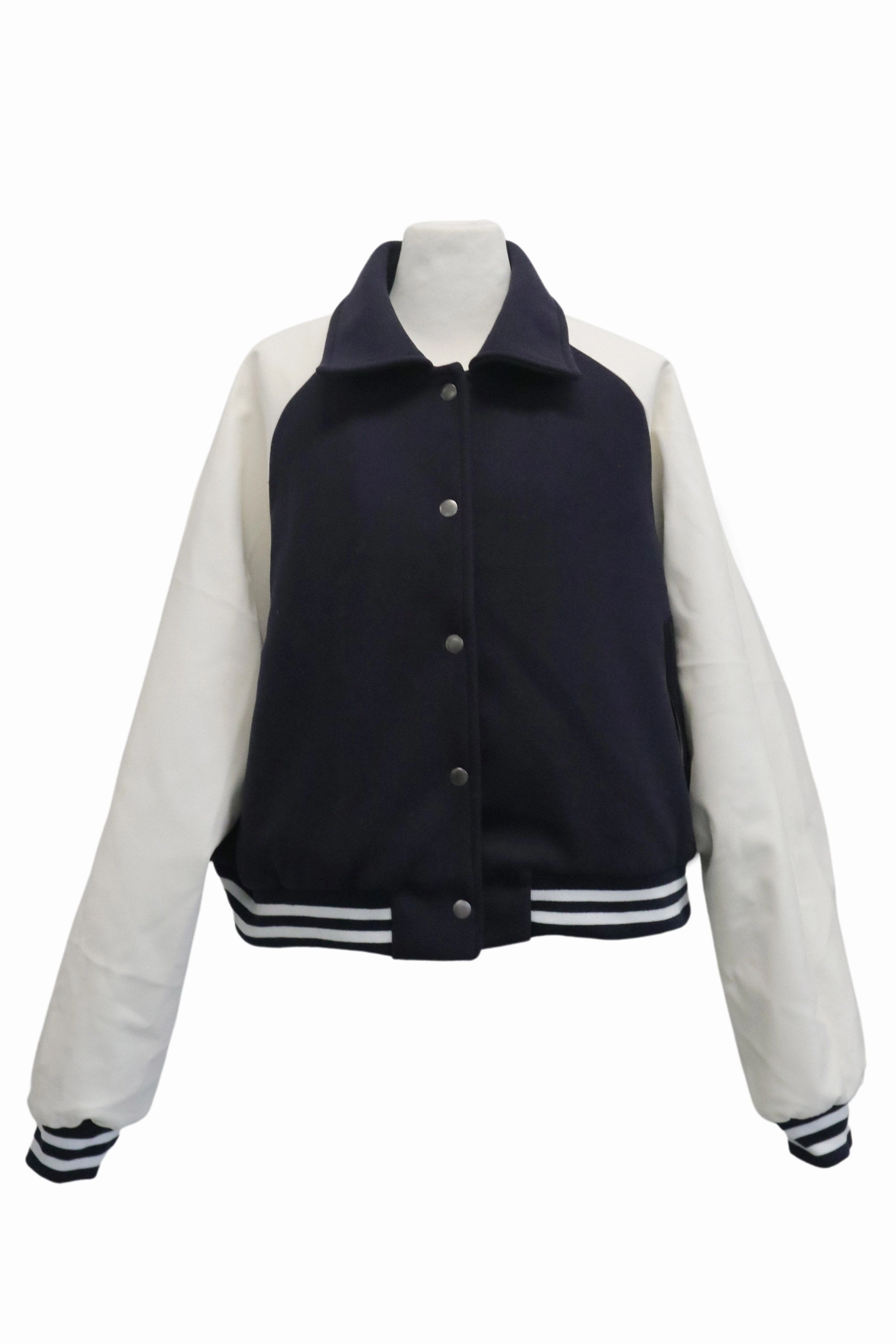 Jane Heavy Varsity Jacket Basic Long Sleeve