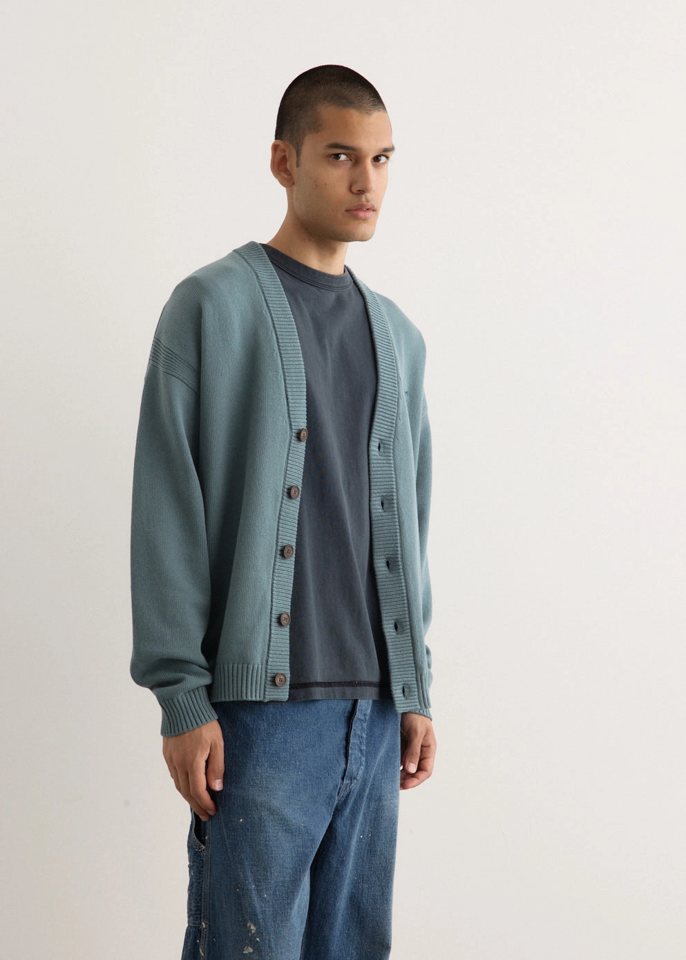 QuickAccess Pockets Thermal Insulated Bold Fox Head Patch Comfort Cardigan