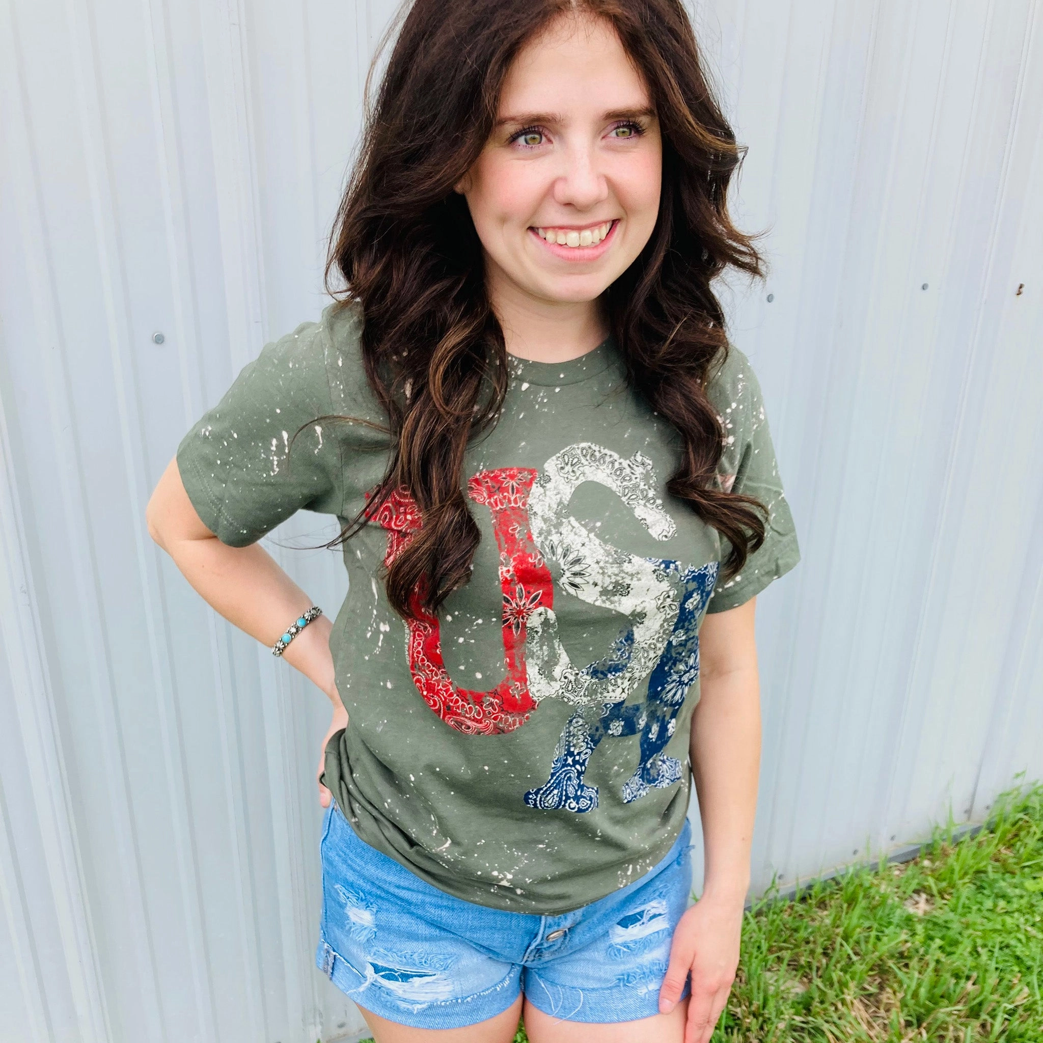 USA Military Tee Cozy Sweater Vintage Pullover