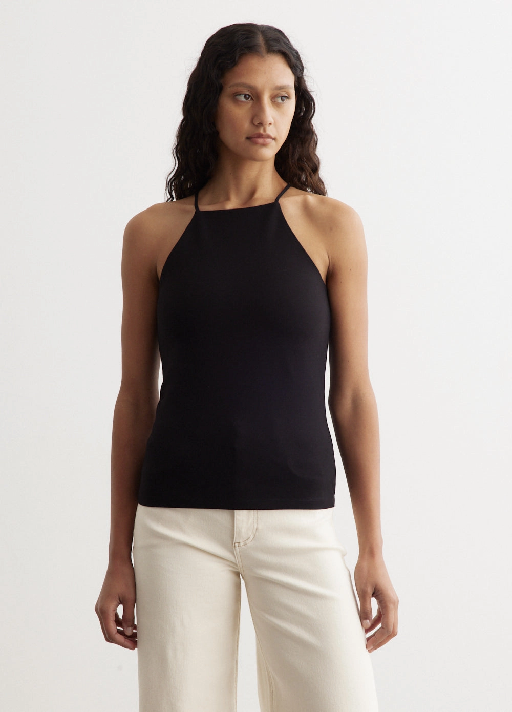 Irina High Neck Tank natural materials