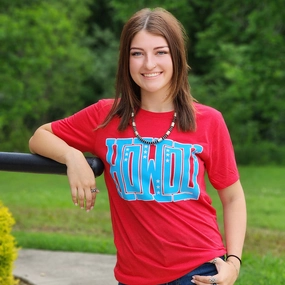 Durable Interlock Stitch Texas True Threads Women's Howdy Stars Tee