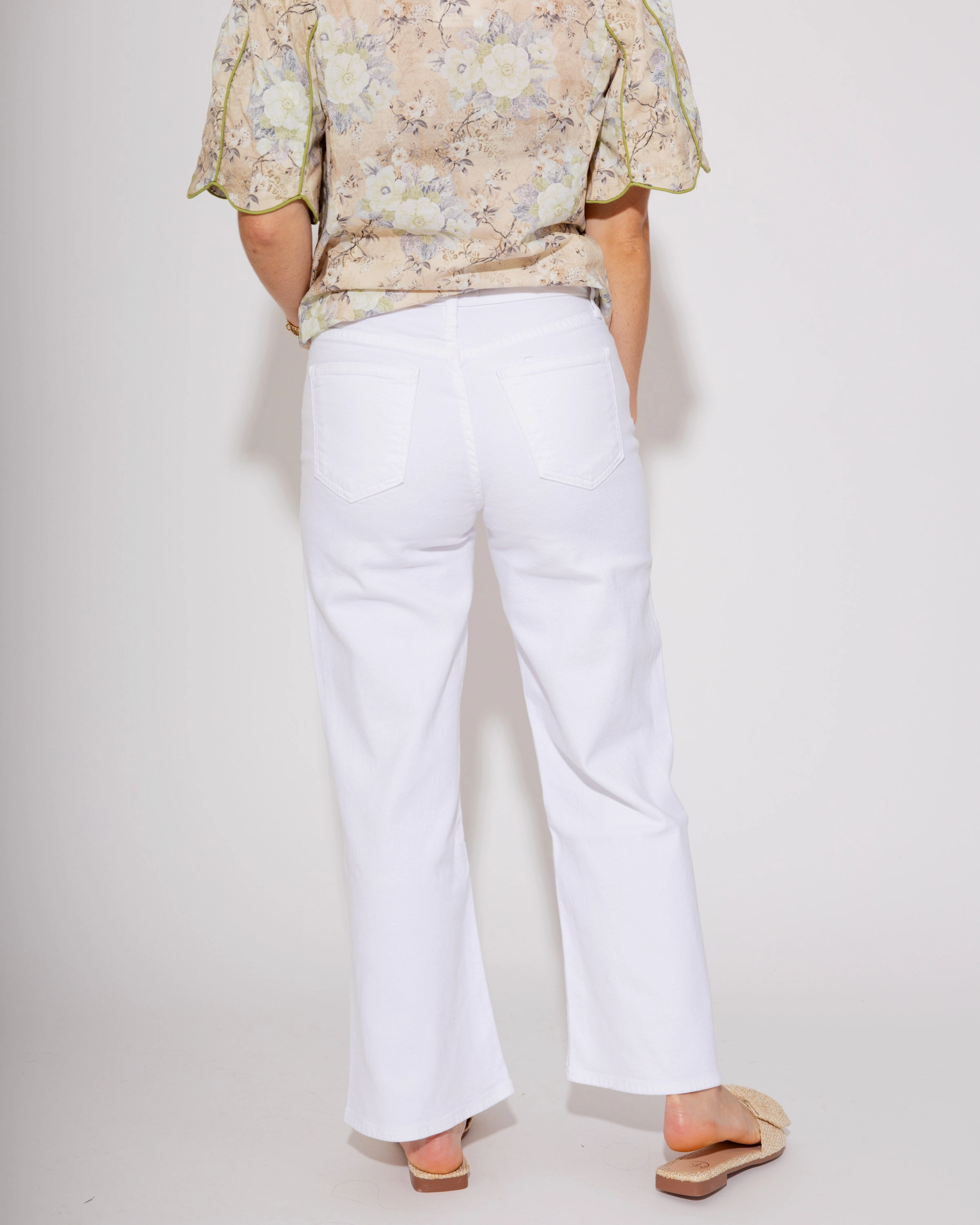 The Easy White Wide-Leg Jean Smart Utility