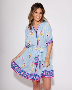 Versatile Comfort and Effortless fit dress. The Floral Edit Mini Dress