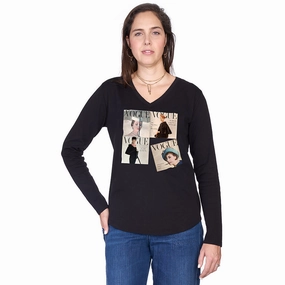 Lightweight insulation The Victoria Long Sleeve Tee - Vogue Covers Thermoregulating Fibers