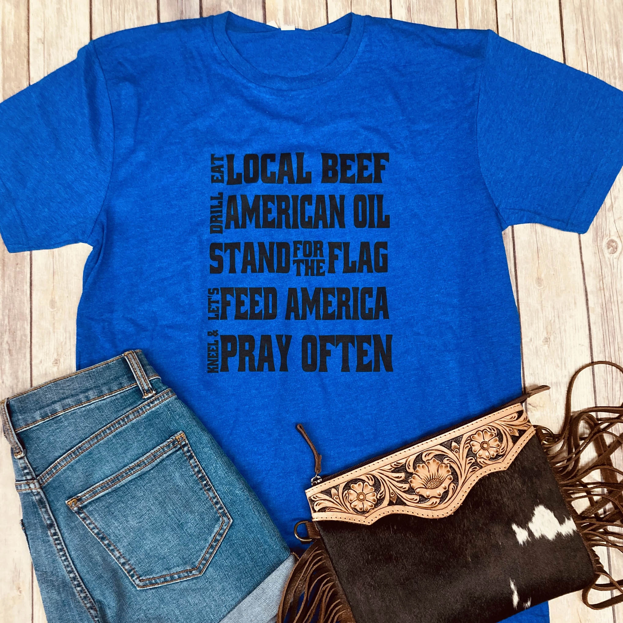 The Whole Herd American Tee VentilatedBack
