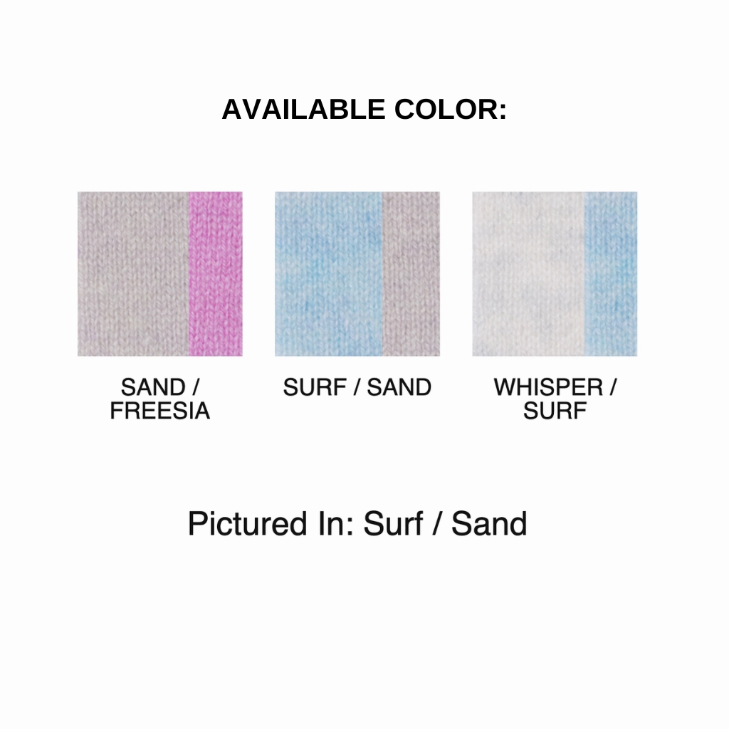 Cozy Comfort Thermal Pop Trim Vee Sweater