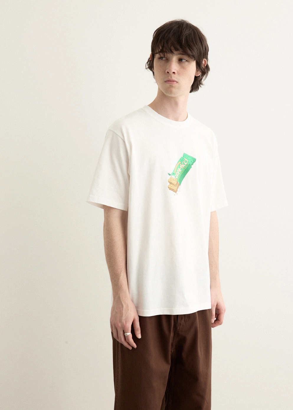 Granola T-Shirt TaglessCollar Fresh Look