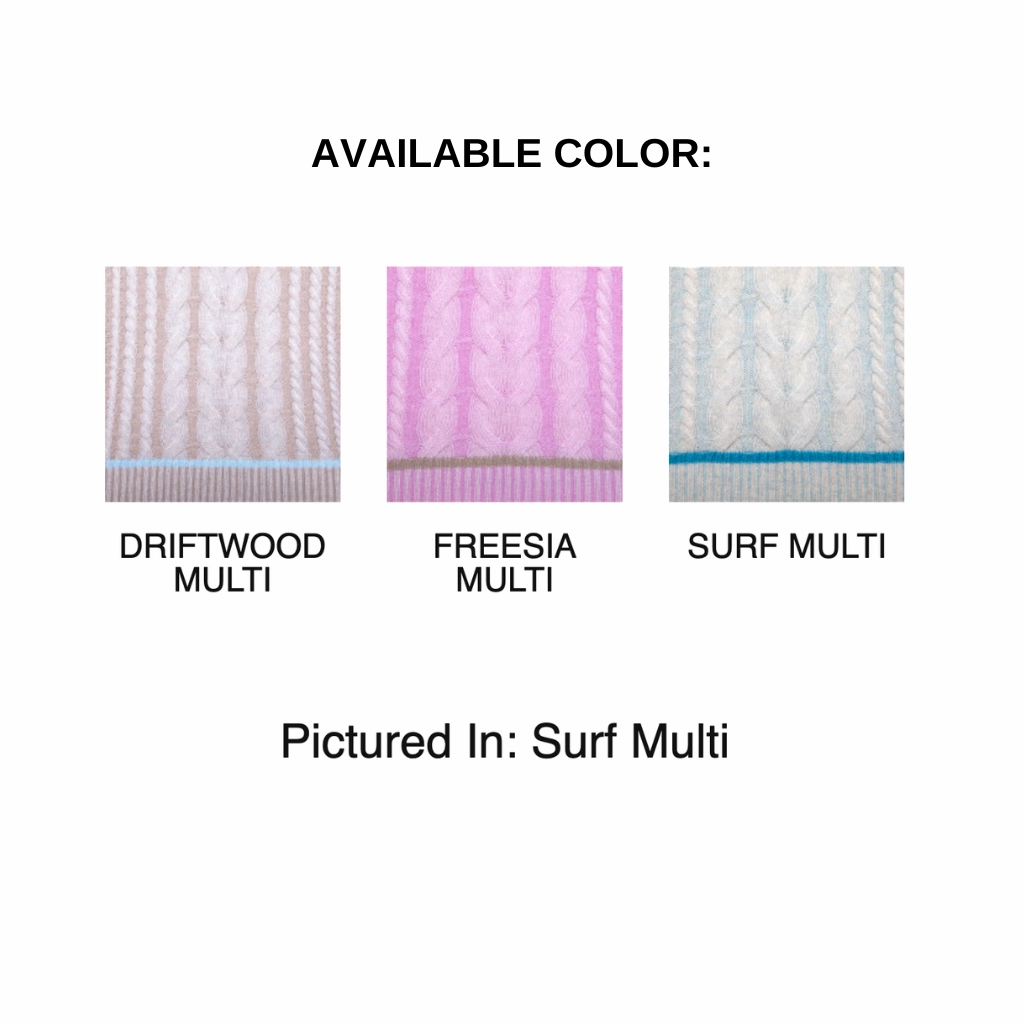 Tipped Plaited Cable Crew Sweater Comfortable knit piece Comfy Warmth