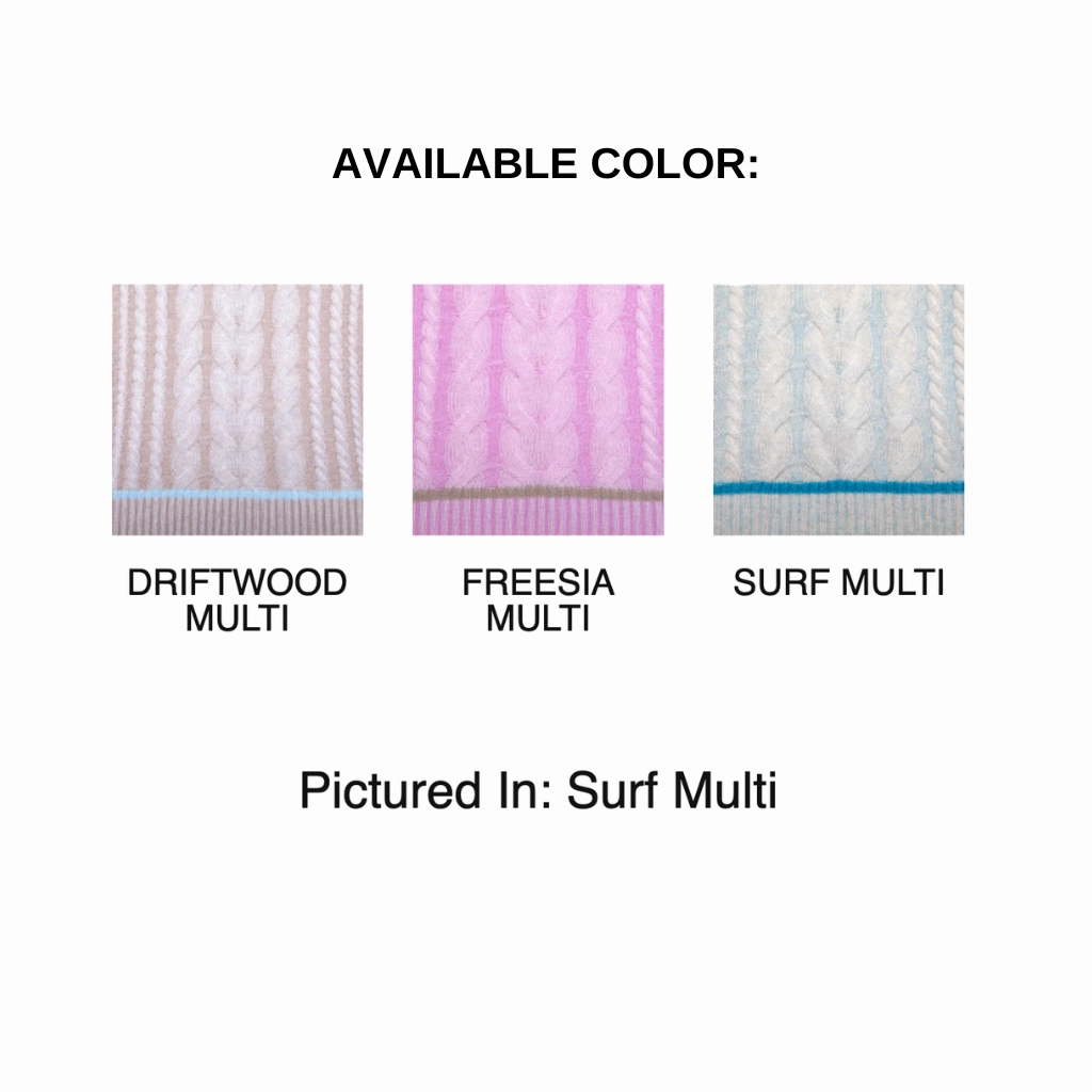 Chilly Days Tipped Plaited Cable Crew Sweater