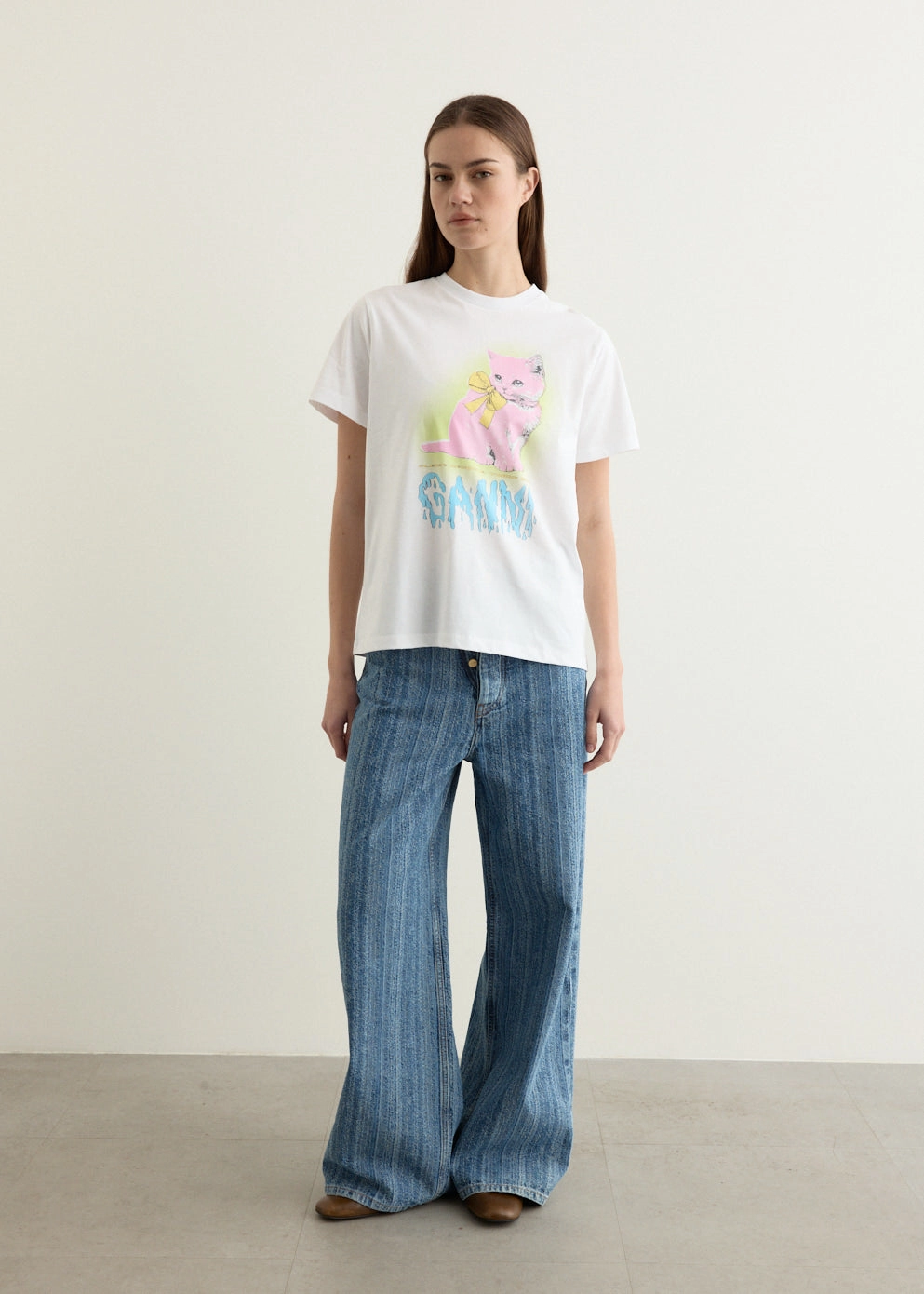 Basic Attire Effortless Style Structured Denim Double Fly Baggy Jeans