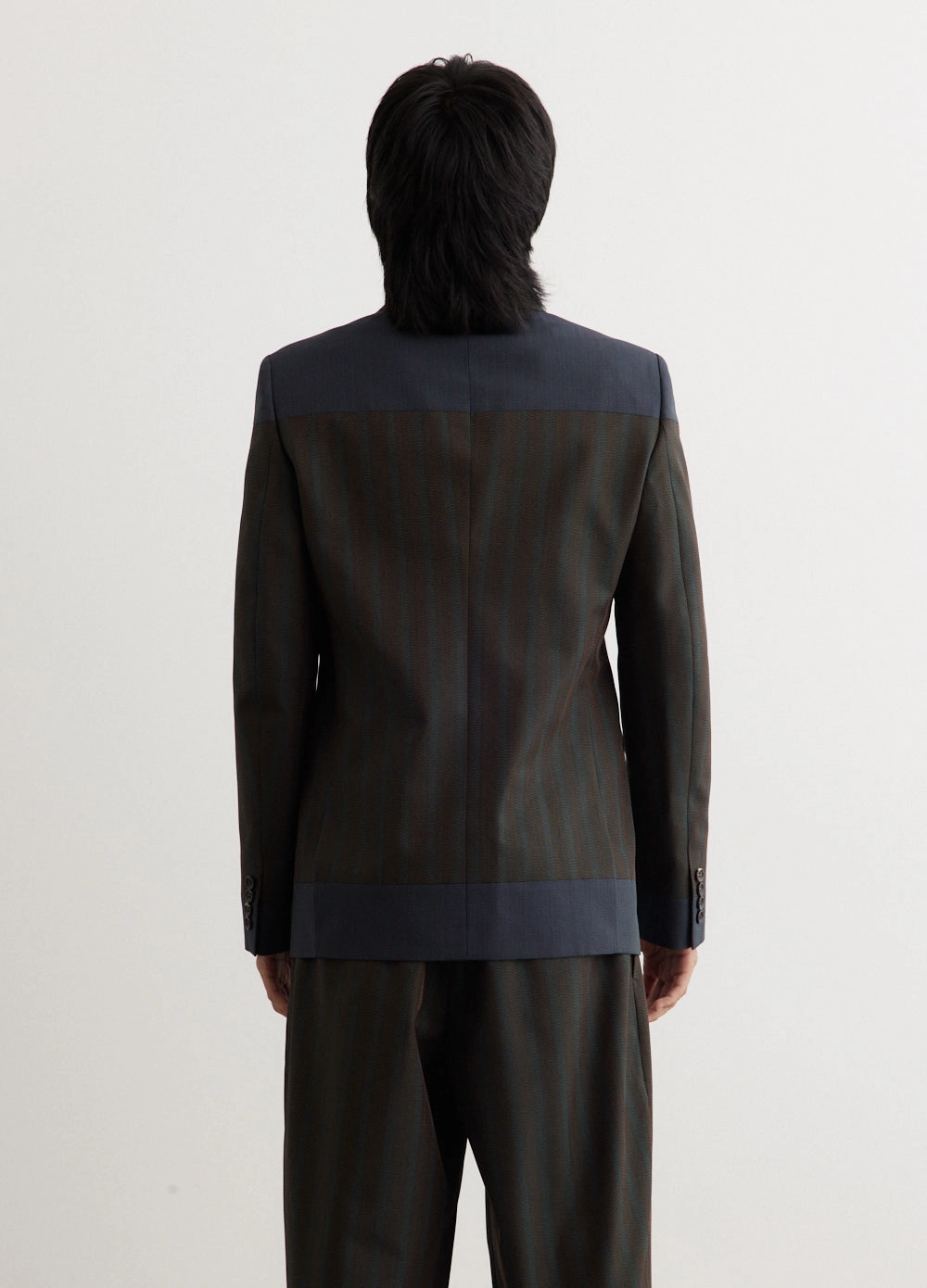 Stripe Blocked Jacket Travel Must