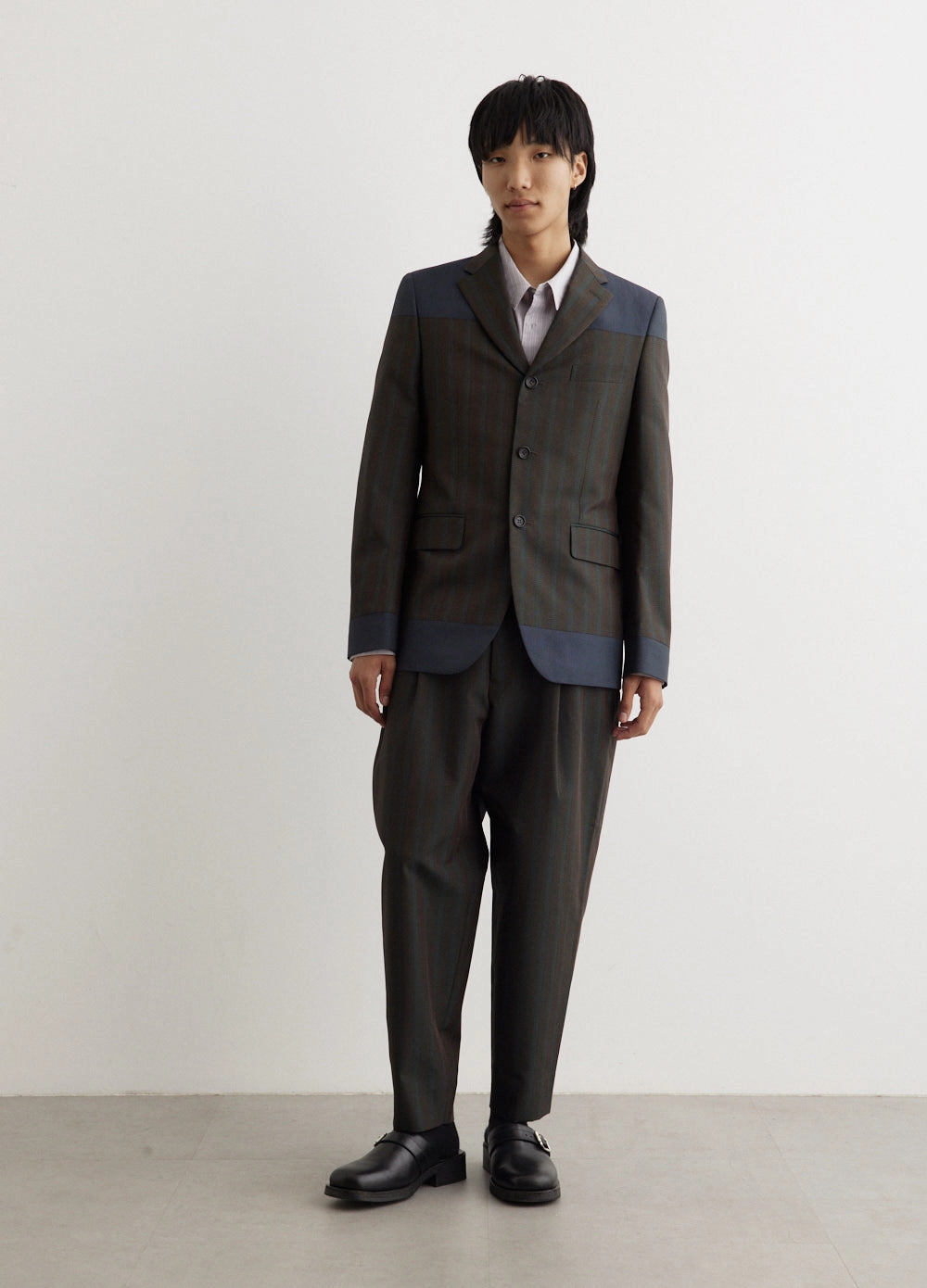 Strong Stitches QuickRelease Buckles Stripe Blocked Jacket