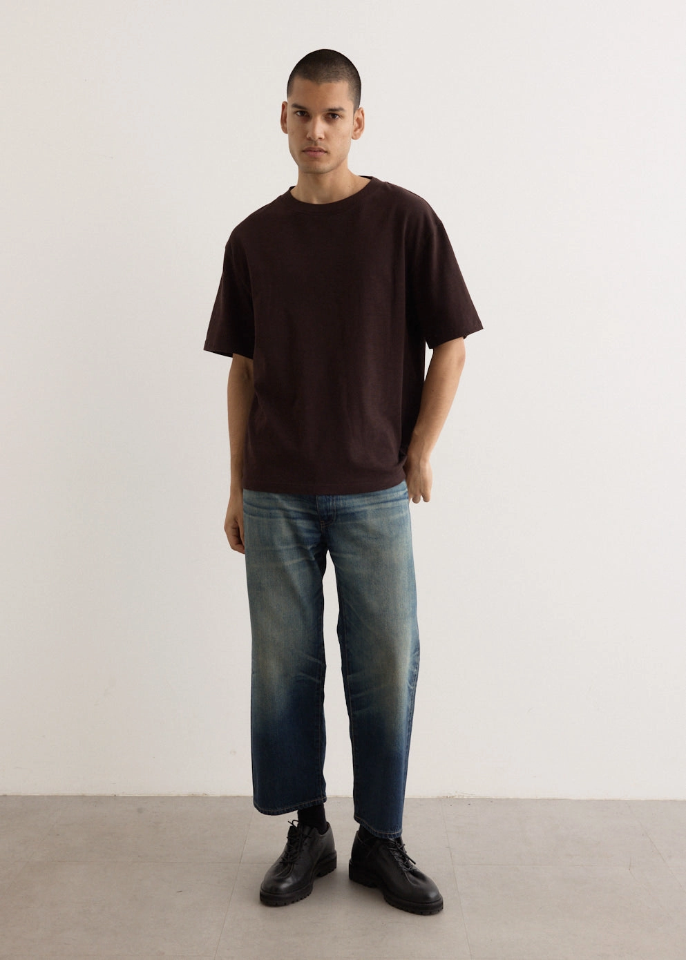 Garment Treated Denim Jeans All Round Fit